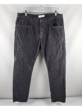 Peter Manning Pants Mens 38x29 Gray Five Eight Corduroy Pants